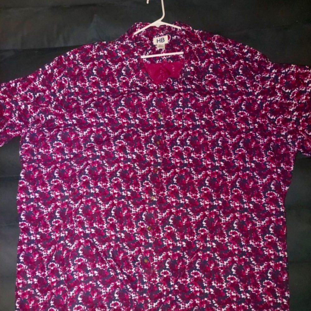 Big and tall men's button up shirt (5x)